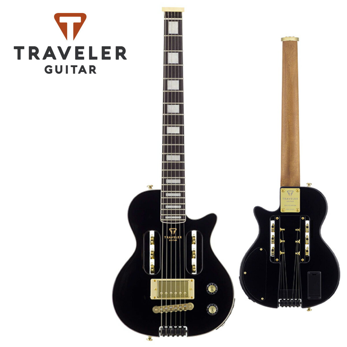 Traveler Guitar EG-1 Custom Black V2 新品[トラベラーギター][ブラック,黒][Mini Guitar,トラベルギター,ミニギター][Guitar,エレキギター]