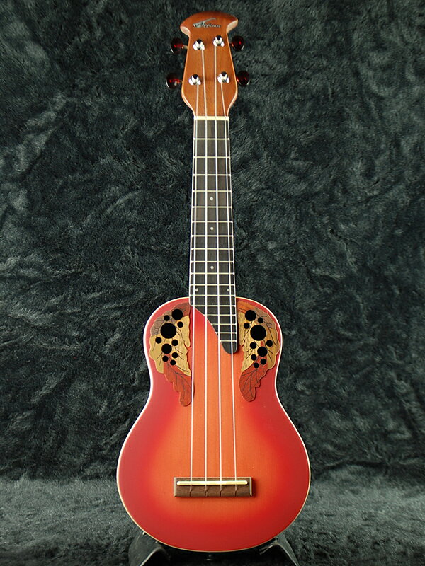 Applause by Ovation UA20-CCB ソプラノウクレレ 新品 Cherry Cherry Burst[アプローズ][オベーション][チェリーチェリーバースト,赤][Soprano Ukulele][UA-20]