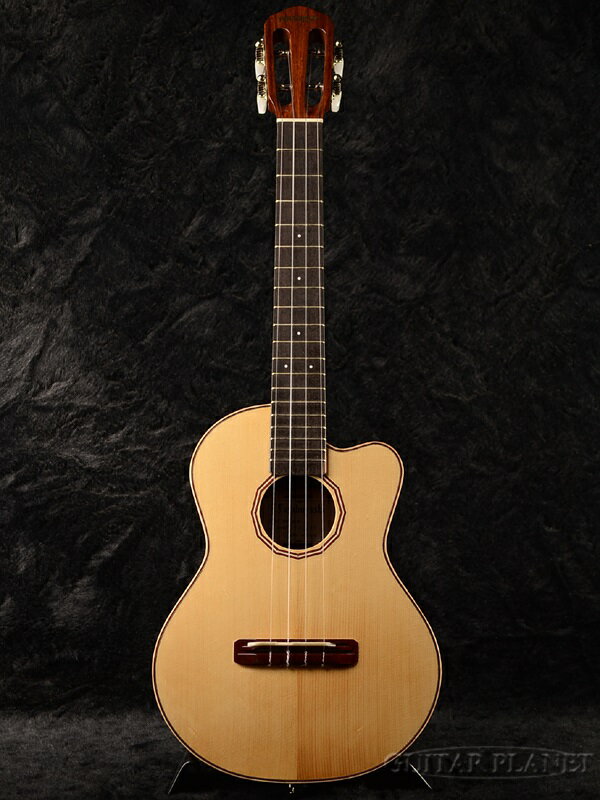 F's Uke RT-02CW 新品 テナーウクレレ[古林達郎][国産][ピックアップ搭載][RT02CW][Spruce,スプルース][Rosewood,ローズウッド][Tenor Ukulele]