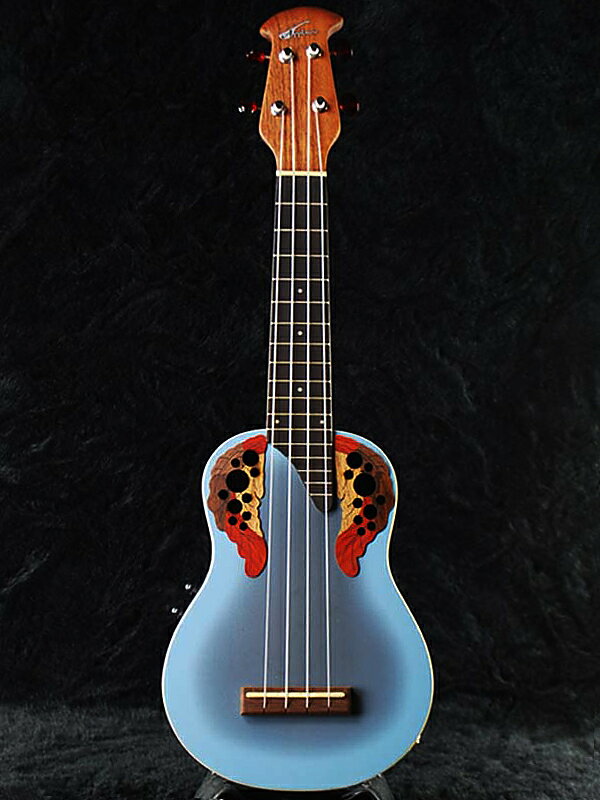 Applause by Ovation UAE20-A8 新品 ソプラノウクレレ ピックアップ付[アプローズ][オベーション][Blue,ブルー,青][Soprano][Electric Ukulele,エレクトリックウクレレ][UAE-20]
