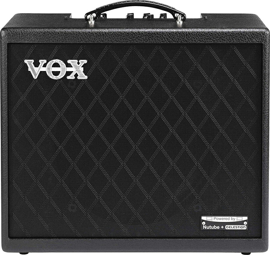 【3要素のベストな融合。新たなステージへの挑戦VOX Cambridge50登場】 モデリング・ギター・アンプの新たな可能性をさらに広げる意欲作VOX Cambridge50。 モデリング・テクノロジー「VET」によるリアルかつ即戦力サウンド、 Nutubeによるデジタル技術ではカバー仕切れないチューブ・アンプ独特の歪み、 素早いレスポンスや音色変化、そして12インチ・スピーカー搭載 オープンバック・キャビネットによる音抜けの良いサウンド。 これらの要素をベストに融合させたギター・アンプです。 50Wの出力と多彩な機能でライブ演奏はもちろんのこと、 自宅での練習やレコーディングにも対応。 シーンを選ばずギター演奏を楽しめます。 【特徴】 ●さらに磨きのかかったアンプ・モデルは全部で11種 かつてないリアルさを可能にした独自のVET（Virtual Element Technology）技術。 聴感上だけでなく、オリジナル回路そのものを見直し、 またサウンドに影響を与える木製キャビネットや 12インチ・スピーカーの特性も考慮し緻密にモデリングをデザイン。 往年のAC30はもちろん、代表的なチューブ・アンプ、近代的なハイゲイン、 入手困難なブティック等、この一台で多種多様のサウンドが得られます。 また、エレクトリック・アコースティック・ギター、 キーボードなどにも対応できるLINEも用意。さらに活躍の場が拡がりました。 ●充実のエフェクト・タイプは8種類 サウンドを作り込む上で、必要不可欠なエフェクト・タイプも充実。 モジュレーションとディレイ/リバーブの2系統を同時に使用でき、各4タイプ、 計8種のバリエーションを用意。 トータル的にギター・サウンドを作り込むことが可能。 さらにタップ・ボタンも搭載、ディレイ・タイム等、感覚的に設定することが可能。 【仕様】 ●出力：Max 50W RMS ●アンプ・モデル数: 11 (10 + LINE) ●エフェクト数: 8 ●プリセット・プログラム数: 11 ●ユーザー・プログラム数: 2 (VFS5使用時は8) ●入出力端子: INPUT, AUX IN, Headphones (キャビネット・シミュレーター搭載), FOOT SW. ●USB端子: Type B (Audio, Tone Room) ●スピーカー: Celestion VX12 4Ω 12インチ ●真空管: Nutube 6P1 ●サンプリング周波数: 44.1kHz ●電源: 19V ●消費電力: 3.42A ●外形寸法(W x D x H):452 mm x 240 mm x 410 mm/質量:8.9 kg ●梱包状態(W x D x H):500mm x 295mm x 525mm(三辺合計1,320mm)/質量:11.1kg ●付属品:ACアダプター「KA420」(19 V)、電源コード「TEM-M055-0011 (3シンデンゲンコード)」JamVOXダウンロード・コード お問い合わせフリーダイヤル:0120-37-9630　