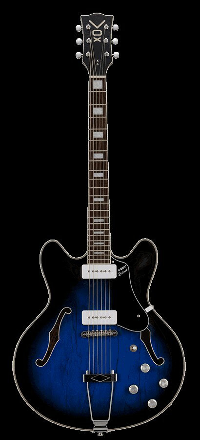 VOX Bobcat V90 BL 新品 BC-V90[ボックス][ボブキャット][セミアコースティック,セミアコ][青,Blue][Electric Guitar,エレキギター]