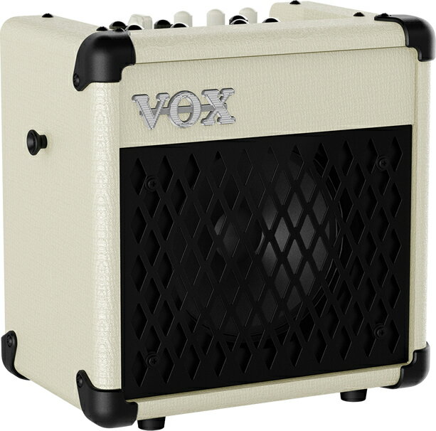 【5W】VOX MINI5 Rhythm リズム機能搭載 新品 アイボリー[ヴォックス][Ivory,白][ギターアンプ/コンボ,Guitar Combo Amplifier]