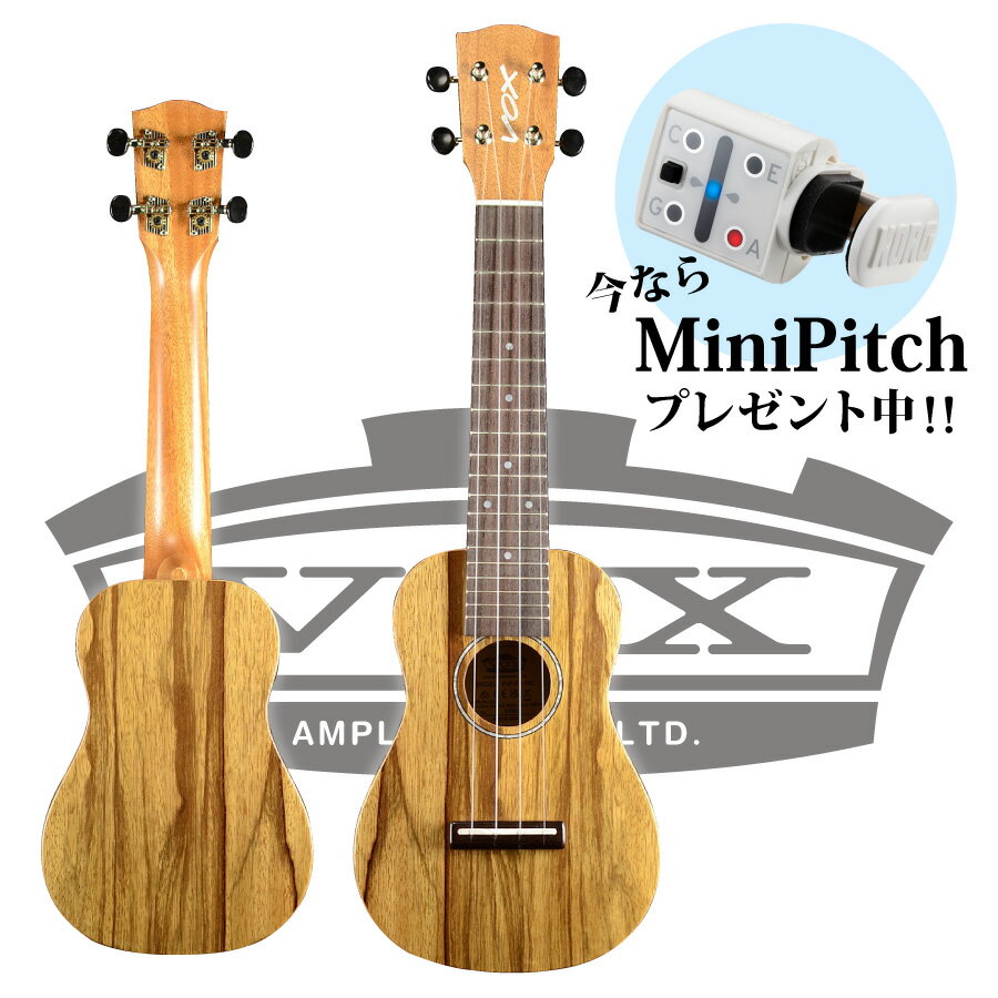 VOX UKULELE VUP-33-SBL  ץΥ[å][Black Limba,֥å][Natural...