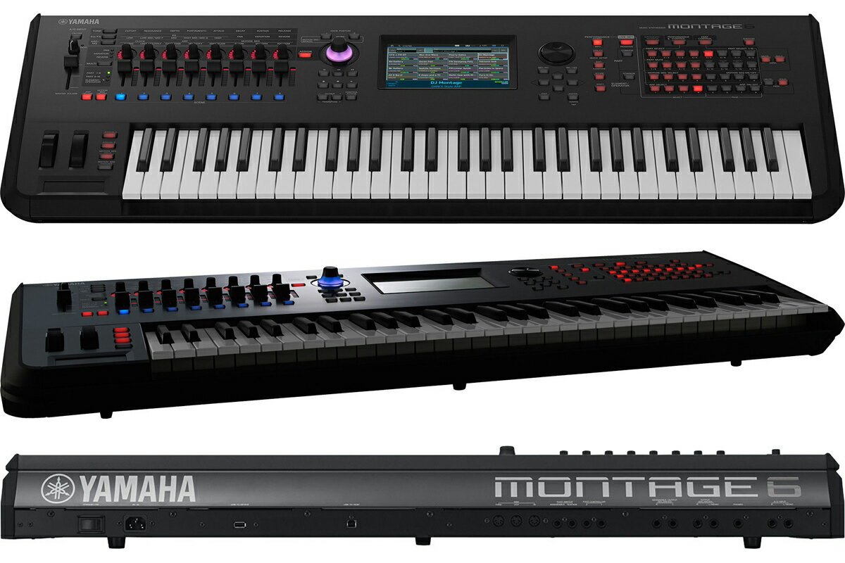 YAMAHA MONTAGE6 新品[ヤマハ][61鍵][モンタージュ][Synthesizer,シンセサイザー,Keyboard,キーボード]