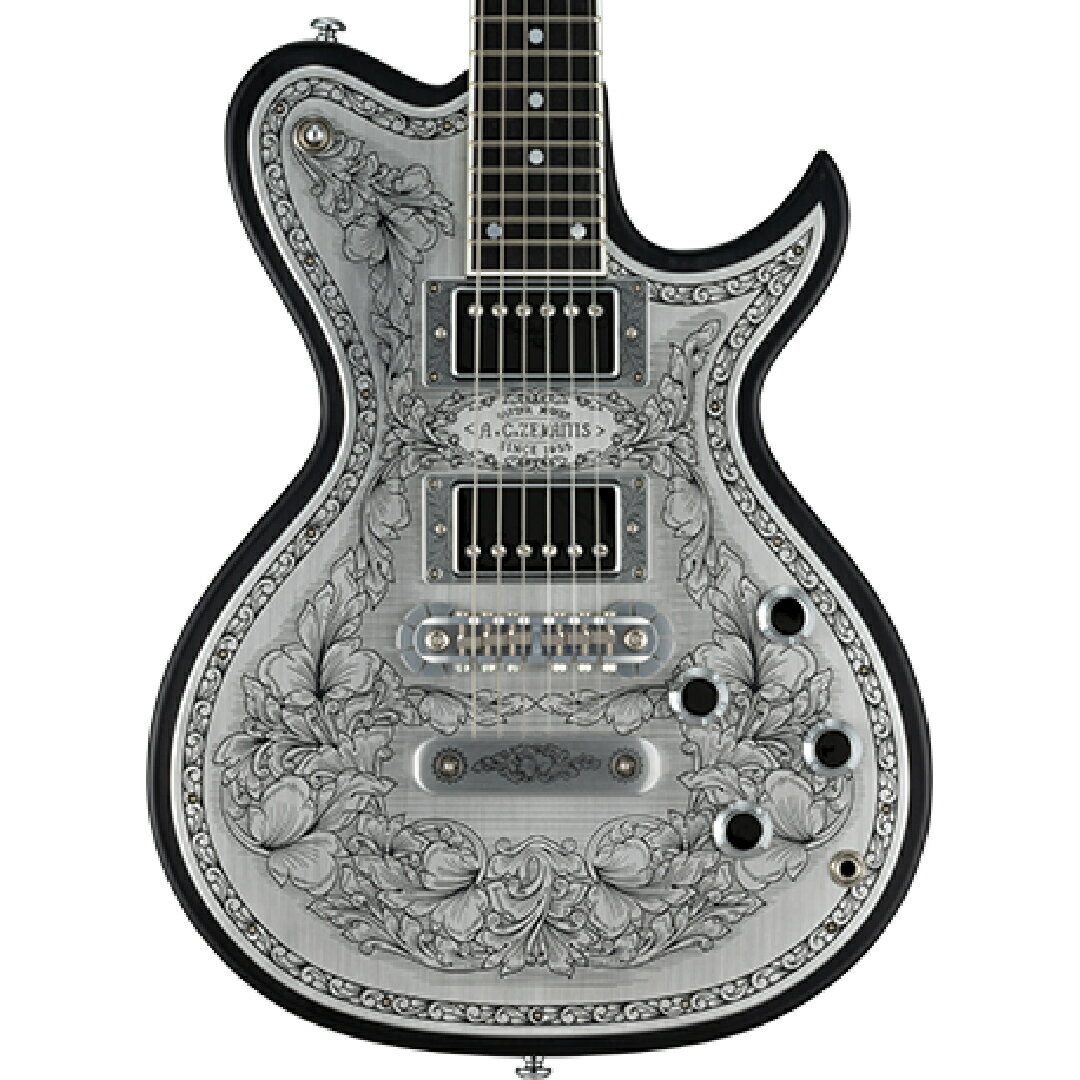 ZEMAITIS / METAL FRONT MFG-AC-24 DUO Black【Made in Japan】 新品[ゼマイティス][国産,メイドインジャパン][メタルフロント][24 Fret,24フレット][ブラック][Electric Guitar,エレキギター]