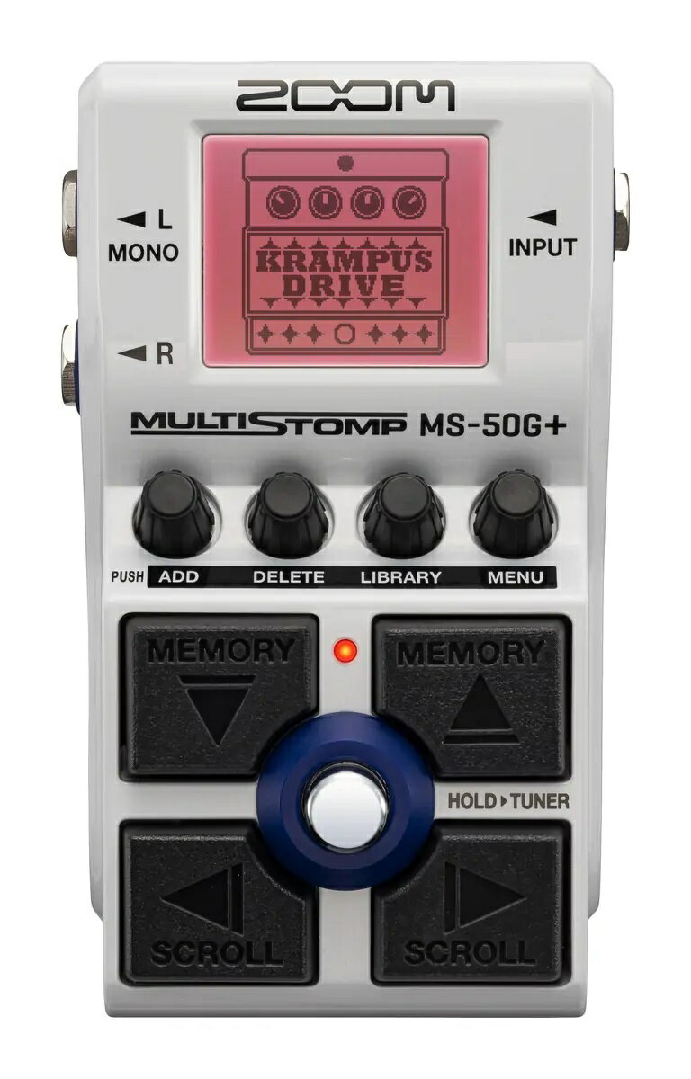 ZOOM MS-50G MULTI STOMP for Guitar 新品 マルチエフェクター ズーム マルチストンプ プラス Multi Effector エレキギター用 MS50G Plus