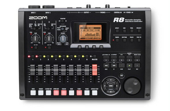 ZOOM R8 マルチトラックレコーダー新品 Recorder/Interface/Controller/Sampler[ズーム][MTR][レコーダー,インターフェイス,サンプラー][R-8]