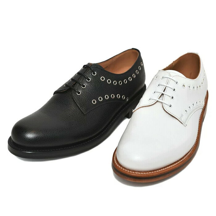 GRENSON（グレンソン）アイレットレザープレーントゥダービーシューズ CONNOR/111163 15071000106