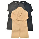 【SALE52%OFF】ma'ry'ya(マリア)メリノウールミラノリブボタンレスニットガウン Y9K037 16082401025