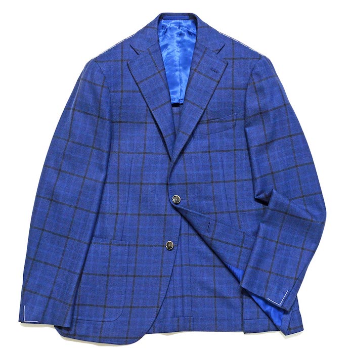 楽天guji outlet【40％OFF】RING JACKET（リングヂャケット）ウール シルク リネン メランジ プレイドチェック シングル3Bジャケット 37061001028