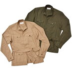 【40%OFF】Massimo d'Augusto(マッシモ ダウグスト)SAHARIANA コットン フランネル ボタンレス ベルテッド スタンドカラー サファリシャツ 31082004134