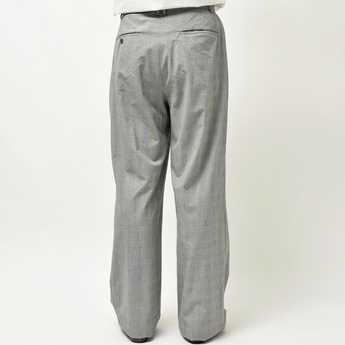 【40%OFF】mando（マンド）ポリエステルレーヨングレンチェック3Pバギーパンツ 21198-006 13011404037