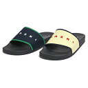 【SALE52%OFF】MARNI(マルニ)ジャガードロゴラバーサンダル SAMR003202 P4547 15121400138