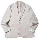 【SALE52%OFF】CARUSO(カルーゾ)ZEROゼロ リネンシルクヘリンボーン2Bシングルピークジャケット TOK1M211ZN/507358 17021000025