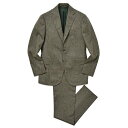 【40%OFF】Stile Latino(スティレ ラティーノ)ラムズウール フランネル メランジ 1プリーツ シングル3Bスーツ 37172012025