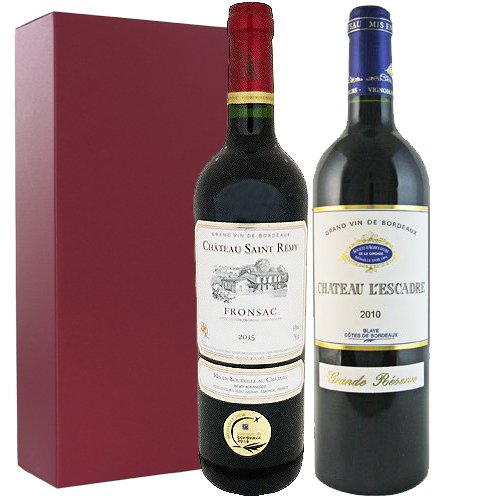 【ワインギフト】 送料無料（本州・四国）卓越したヴィンテージ 絶妙なボルドー2本Two exquisite Bordeaux wines from exceptional vintages 手土産 ご挨拶 御礼 贈り物 プレゼント ギフト おすすすめ 高品質 特価 日本で当店のみ取扱 ギフト2本箱入