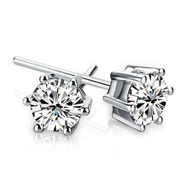 ピアス レディース/ミルククラウン ピアス 一粒/プラチナ仕上/シルバー925 プレゼント 女性 彼女 嫁 妻 母 娘