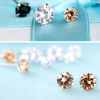 計0.5カラットピアスレディースシンプルピアス一粒プラチナ仕上げシルバー925アクセ人気誕生日プレゼント彼女女性妻嫁母の日プレゼント金属アレルギー