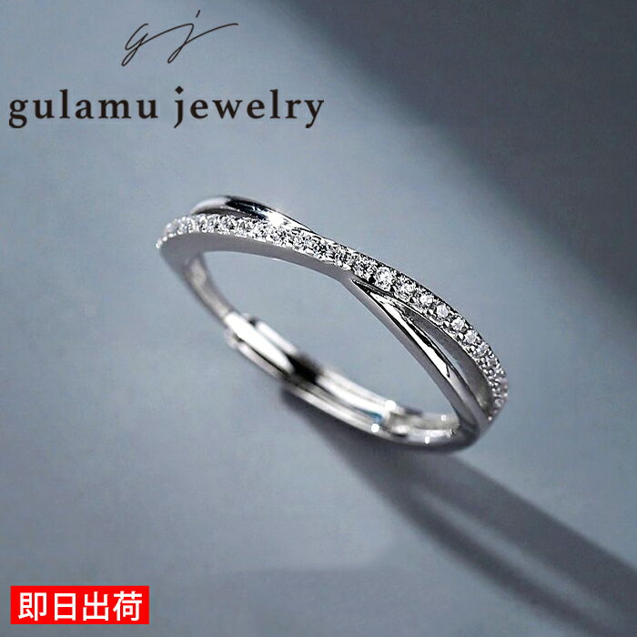 指輪 フリーサイズ レディース 金属アレルギー対応 クロスデザイン エタニティ シンプル 上品 カジュアル リング プラチナ 記念日 誕生日 プレゼント 女性 ...