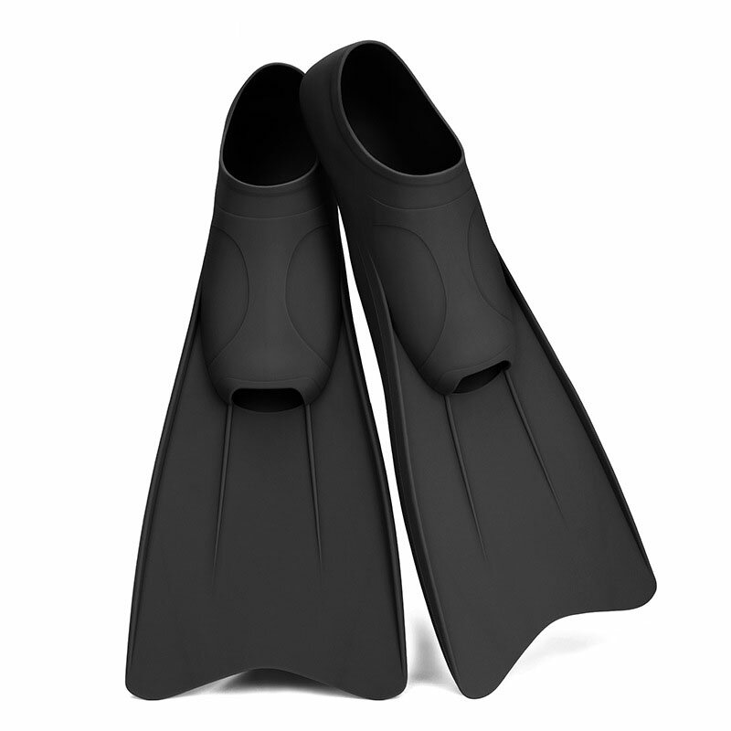 TPR 製 水泳フィン シュノーケリング用 柔軟ラバー製 ダイビング兼用足ヒレ