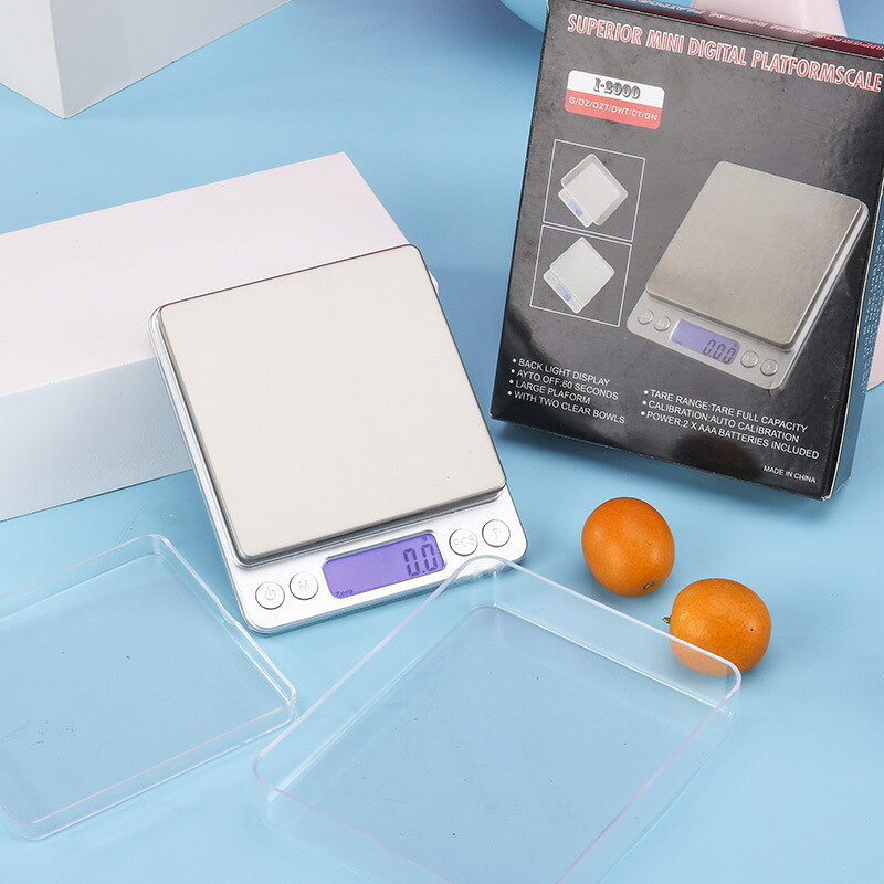 キッチンスケール デジタルスケール 充電式 3kg/0.1g 500g/0.01g 高精度 小型電子...