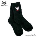 【ノベルティプレゼント!】 ダヤン わちふぃーるど ルーム ソックス 笑うダヤン・黒 ダヤングッズ ねこ 猫のダヤン 猫 猫柄 wachifield 公式 かわ...
