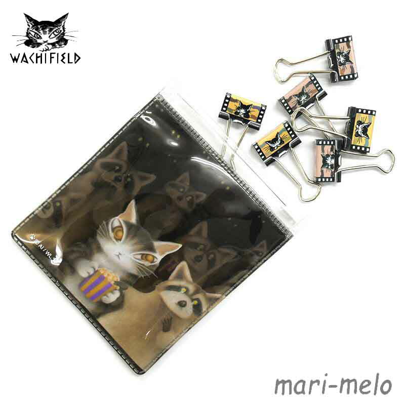 【 土日祝も発送!】 ダヤン わちふぃーるど ダヤングッズ ケース入り Wクリップ アライグマ 猫 ねこ ネコ グッズ 猫のダヤン dayan 公式 猫好き か...