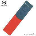【 ポイントバック祭×マリメロ】 ダヤン わちふぃーるど 猫 猫グッズ ダヤングッズ 革 しおり メヒコ 青×オレンジ ねこ 猫のダヤン 猫柄 wachifie...