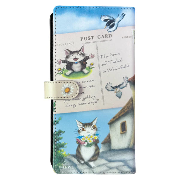 【 土日祝も発送！】 ダヤン わちふぃーるど ダヤングッズ 手帳型 スマホ ケース うん の いい ねこ スマホカバー ねこ 猫のダヤン 猫柄 wachifield 公式 かわいい キャラクター プレゼント ギフト ラッピング 26B gulliver2012-10008826 猫のダヤンと雑貨の店マリメロ サンプル画像2