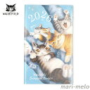 【 スーパーセールクーポン】 ダヤン わちふぃーるど ダヤングッズ 手帳 WF スケジュール 2026 なまけもの 猫 ねこ ネコ 猫 ねこ ネコ グッズ 猫の...