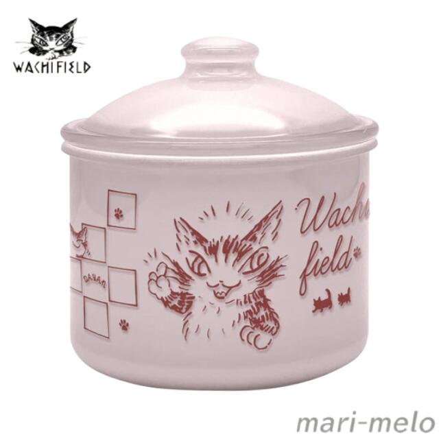 【土日祝も発送！】わちふぃーるど 猫 キッチン ランチ 食器 ダヤングッズ ラウンド ストッカー ひとこ..