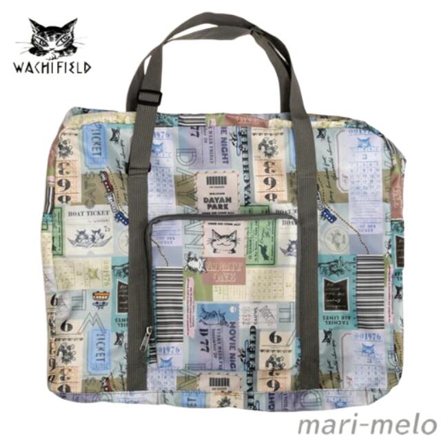 【 土日祝も発送！】 ダヤン わちふぃーるど ダヤングッズ 折りたたみ ボストン バッグ チケット 猫 ね..
