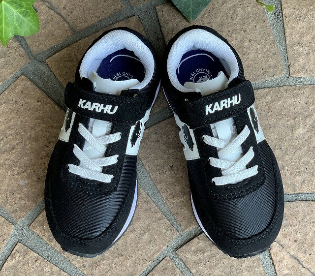 楽天Gum.Gum.○【KARHU/カルフ】【KH808002】ALBATROSS KIDS Black/Whiteアルバトロスキッズ/ブラック/ホワイト/スニーカー/キッズサイズ