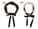 ○秋冬商品【GO TO HOLLYWOOD/ゴートゥーハリウッド】【1428003】エコファー リボン ヘアバンド(S〜M)ヘアアクセ/キッズ/ジュニア/レディ...