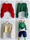 ☆2023秋冬【frankygrow/フランキーグロウ】【23FWKTPO-128】CROPPED POPCORN KNIT PULLOVER(F)トップス/ニット/プルオーバー/レディース/クロップドポップコーンニットプルオーバー/【セール商品】