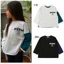 ★2023秋冬【FITH/フィス】【238404】テンジク　FITHロゴ　L／S　Tシャツ(80～120)トップス/Tシャツ/カットソー/ベビー/キッズ