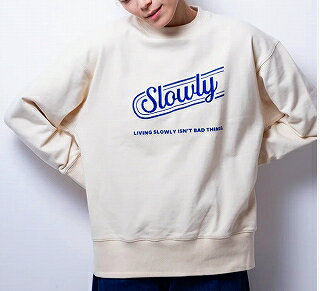 ☆2025秋冬【ARCH&LINE/アーチアンドライン】【AL252308】OG SLOWLY TERRY LOOP[SLOWLY トレーナー]トップス/スウェット/トレーナー/レディース/メンズ(4)