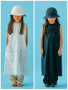 ◎2024春夏【MOUN TEN./マウンテン】【MO18-1504】lace apron dress/レースエプロンドレス(150~170)トップス/ワンピー...