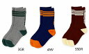 〇2023秋冬【GROOVY COLORS/グルーヴィーカラーズ】【4738001】GROOVY　LINE　SOX(S～L)小物/ソックス/ライン/ロゴ/キッズ/ジュニア/レディース【セール商品】