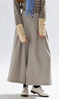 □冬【KELEN/ケレン】【LKL25WPT2122】GIO タックデザインワイドトラウザーボトム/パンツ/レディース