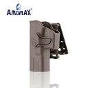 AMOMAX G19用 パドルホルスター左 FDE(3)