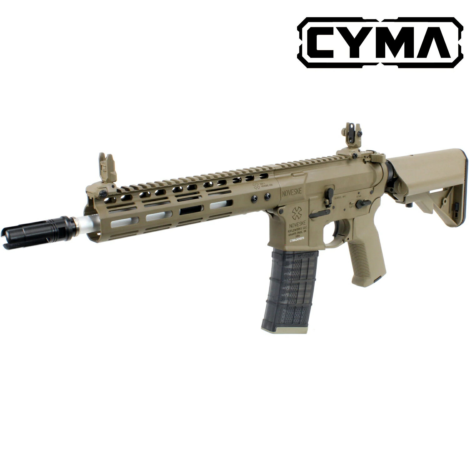 （4/1 入荷）CYMA｜/EMG Noveske N4 Gen.3 フルメタル電動ガン TAN(E-Shooter)