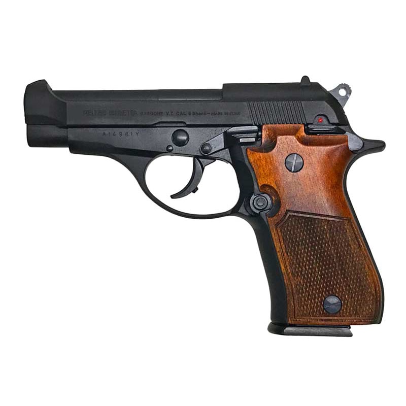 マルシン M84 (強化版) モデルガン ハーフチェッカー木製グリップ HW 完成品
