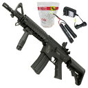 バッテリー充電器&バイオ弾サービス! S&T M4 CQB-R スポーツライン G3電動ガン BK(COLT刻印)