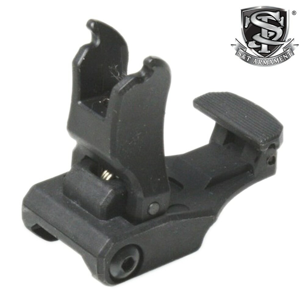 【決算フェア】【S&T】フリップアップ フロントサイト BK