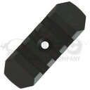 【延長!6/22までP3倍】KEYMOD & M-LOK対応 20mmレール BK 3Slot(3)