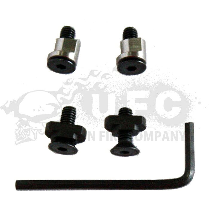 【UFC】KEYMOD & M-LOK対応 20mmレール BK 9Slot