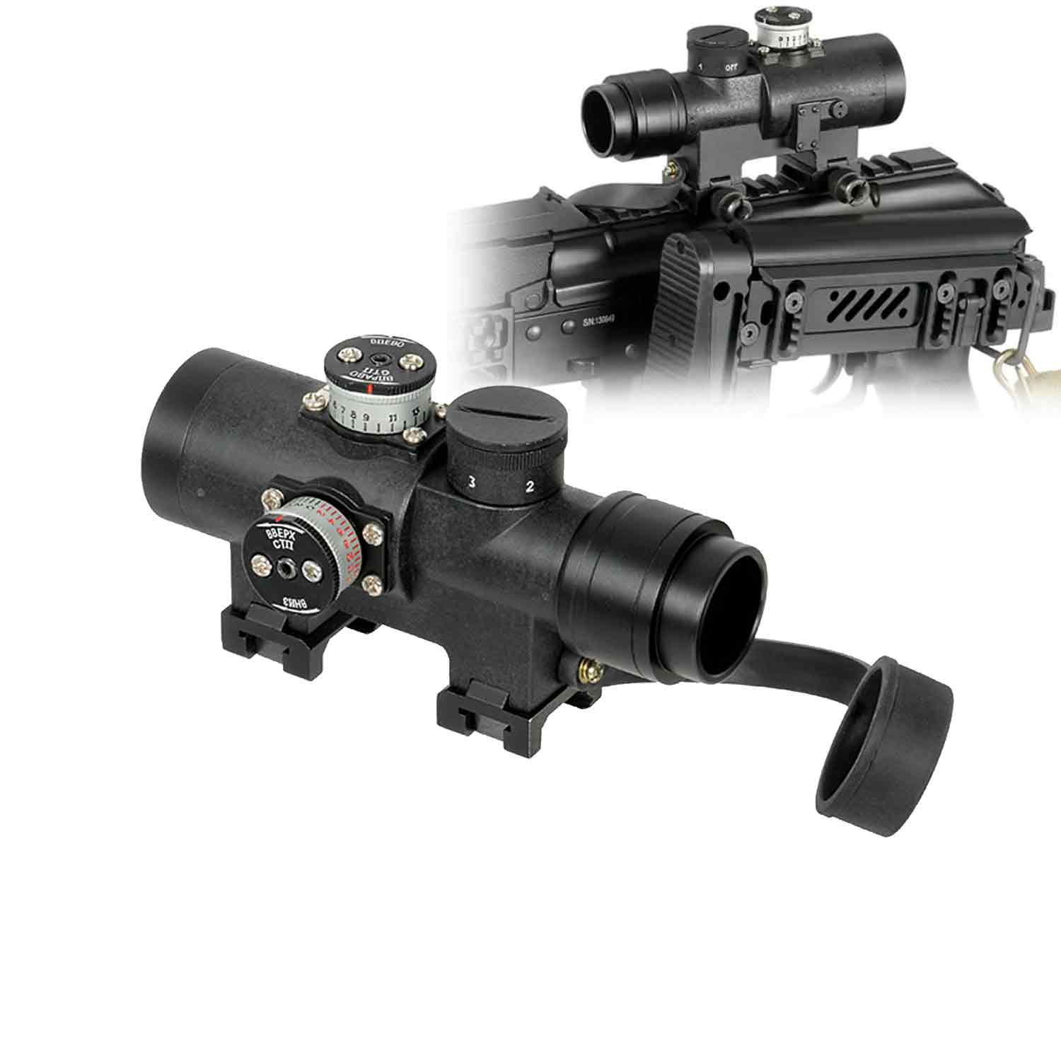 【UFC】ZENIT-BelOMO PK-AWタイプ ドットサイト BK