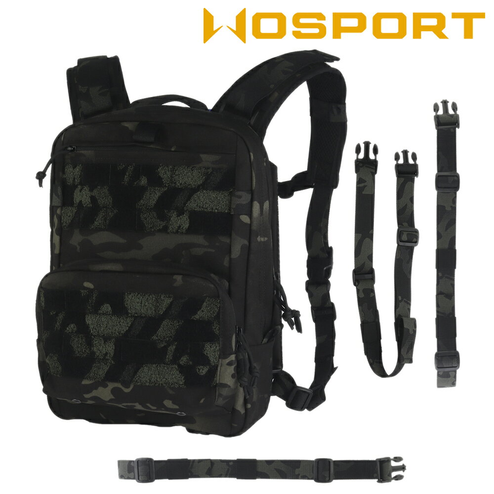 WOSPORT Crye R ZIP-ONタイプ バックパック MulticamBlack